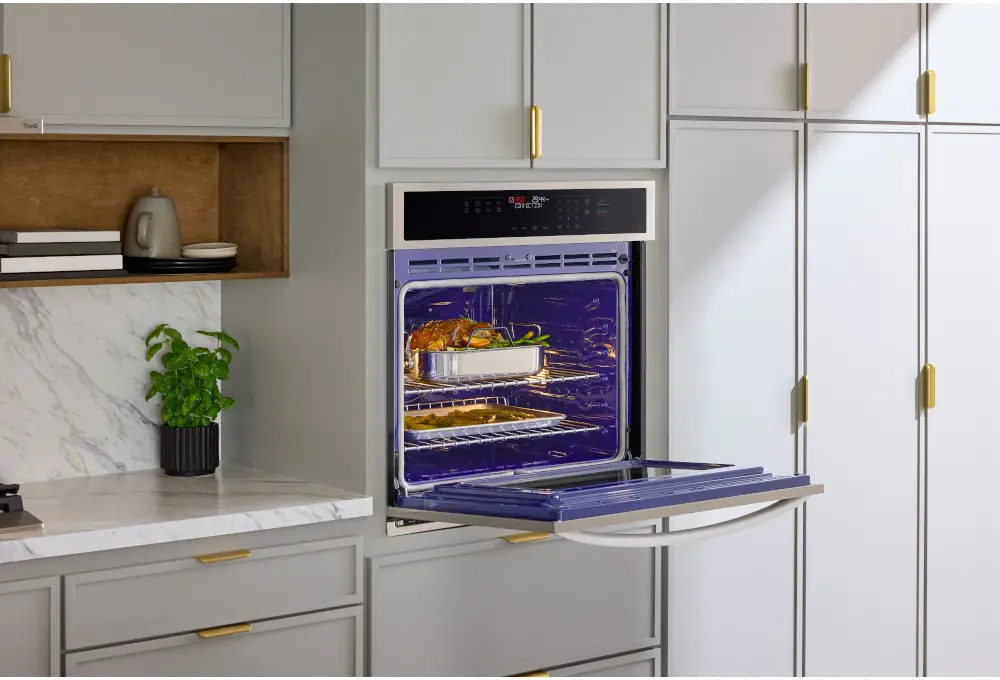 WSEP4723F LG 4.7 Cu Ft Smart Convection Wall Oven - Stainless Steel-6