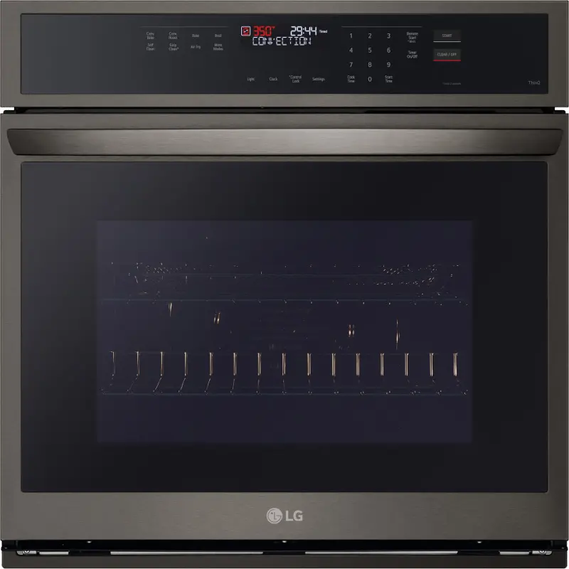 LG 4.7 Cu Ft Smart Convection Wall Oven - Black Stainless Steel