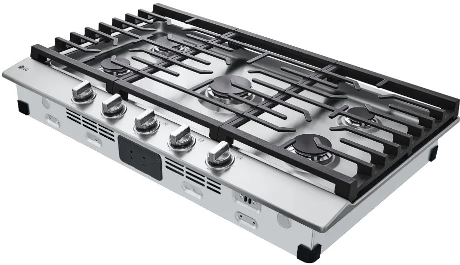 CBGJ3623S LG 36 Inch Gas Cooktop - Stainless Steel-4