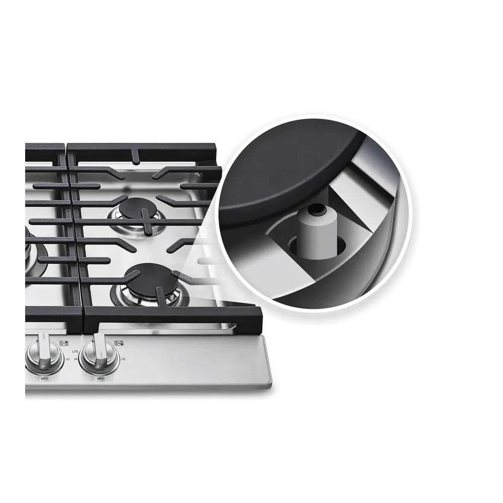 CBGJ3623S LG 36 Inch Gas Cooktop - Stainless Steel-6