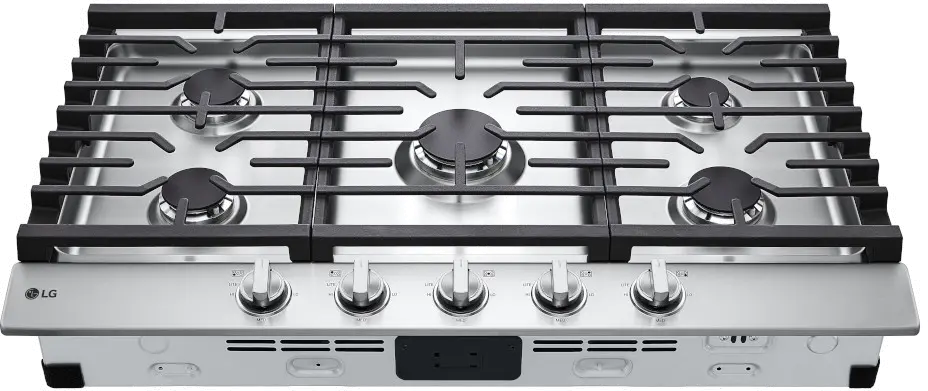CBGJ3623S LG 36 Inch Gas Cooktop - Stainless Steel-7
