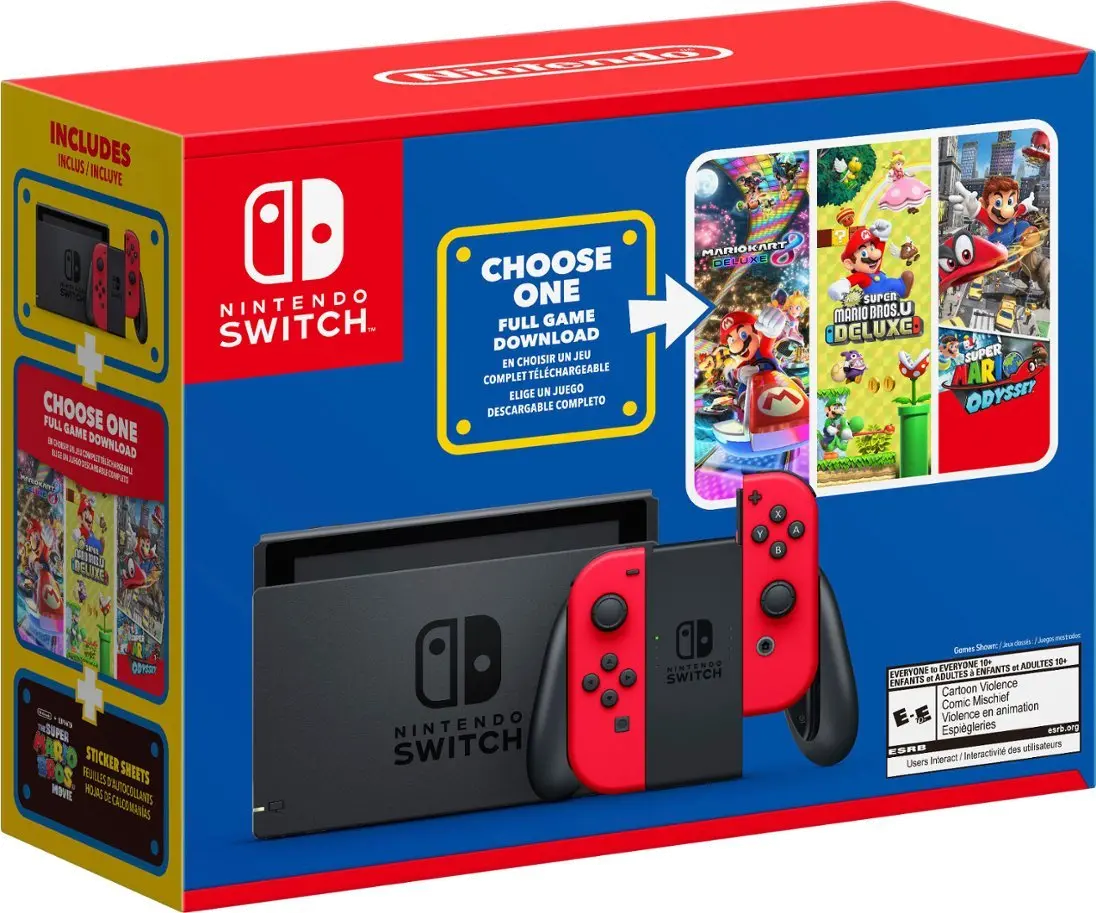 SWI/HRDWR_MARIO_1_BL Nintendo Switch Mario Choose One Bundle-5