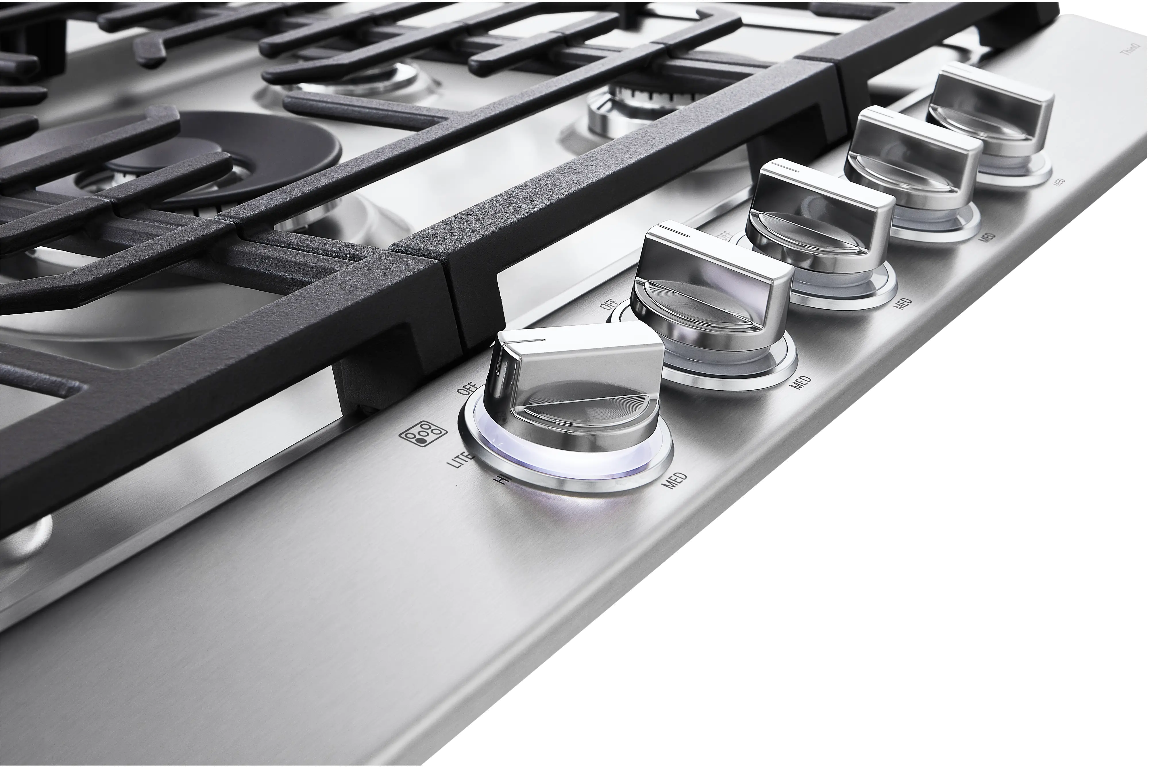 CBGJ3027S LG 30 Inch Gas Cooktop with Griddle - Stainless Steel-3
