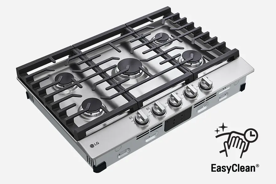 CBGJ3023S LG 30 Inch Gas Cooktop - Stainless Steel-9