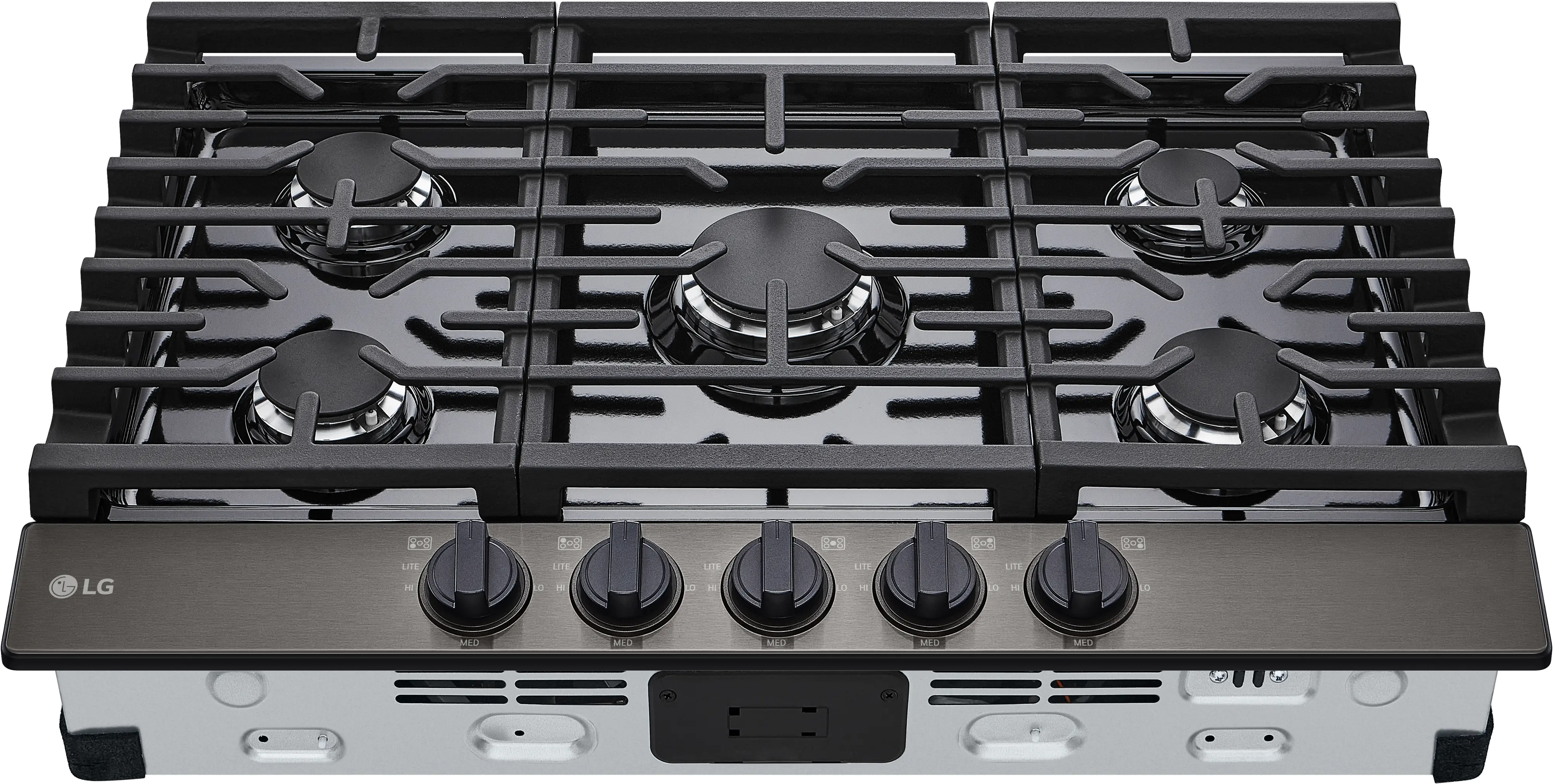 CBGJ3023D LG 30 Inch Gas Cooktop - Black Stainless Steel-4