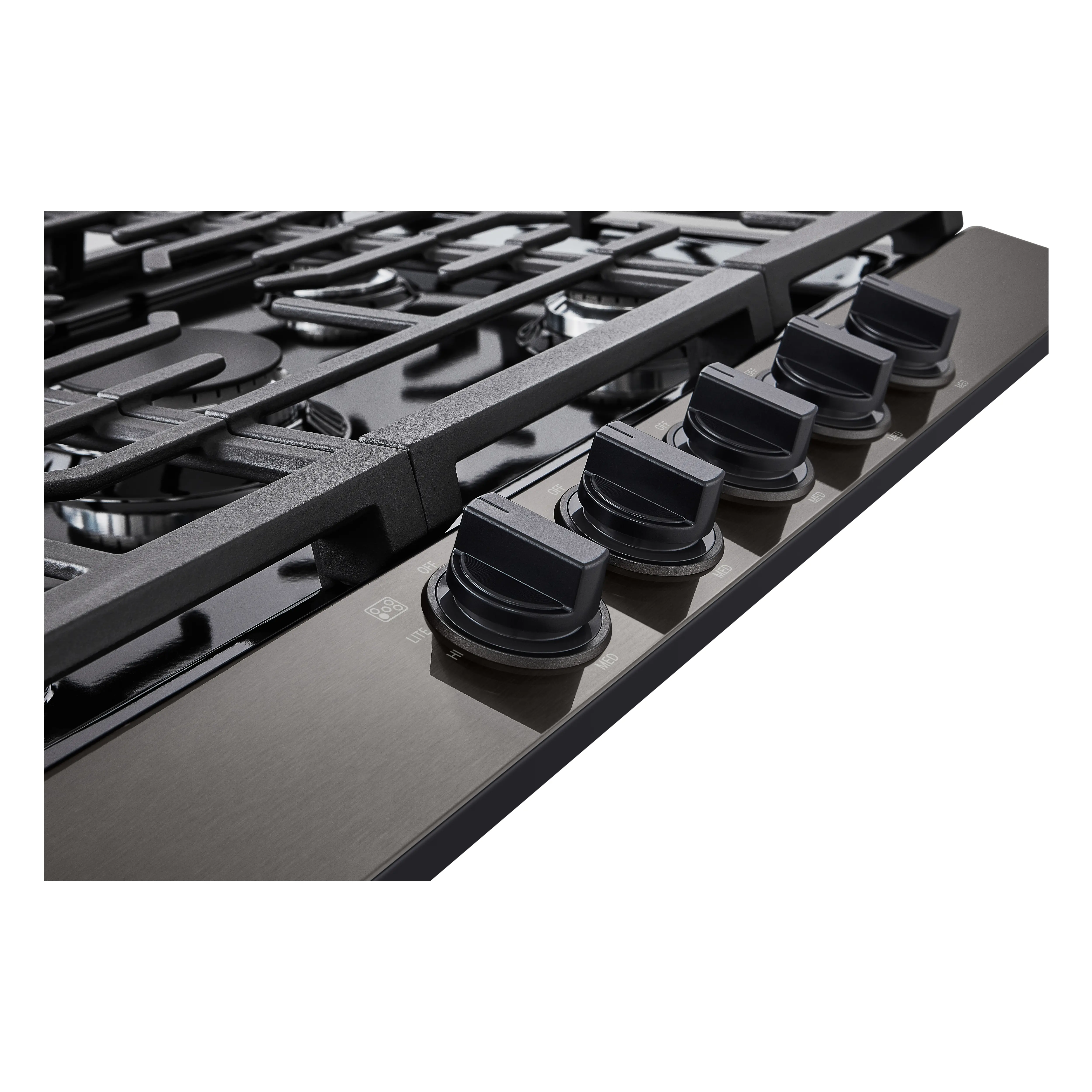 CBGJ3023D LG 30 Inch Gas Cooktop - Black Stainless Steel-5