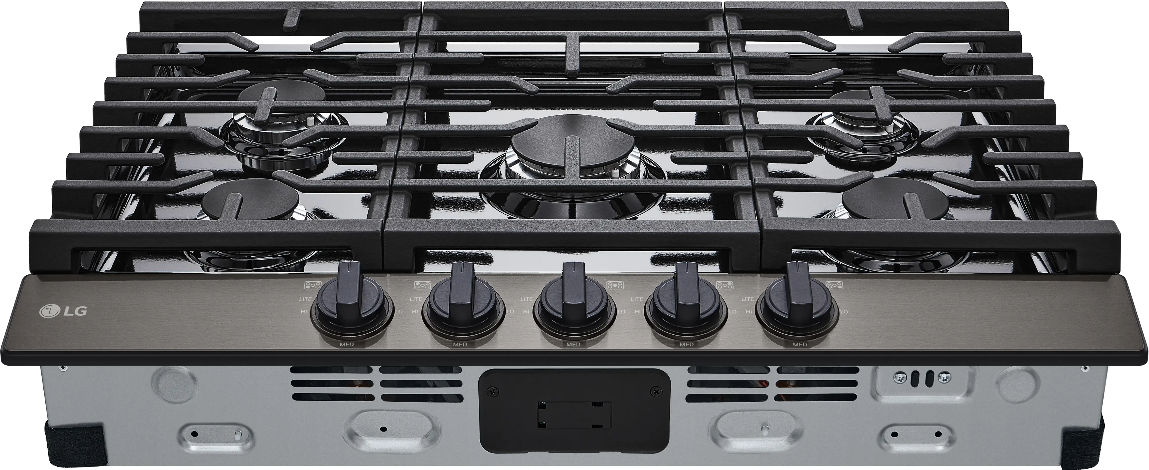 CBGJ3023D LG 30 Inch Gas Cooktop - Black Stainless Steel-6