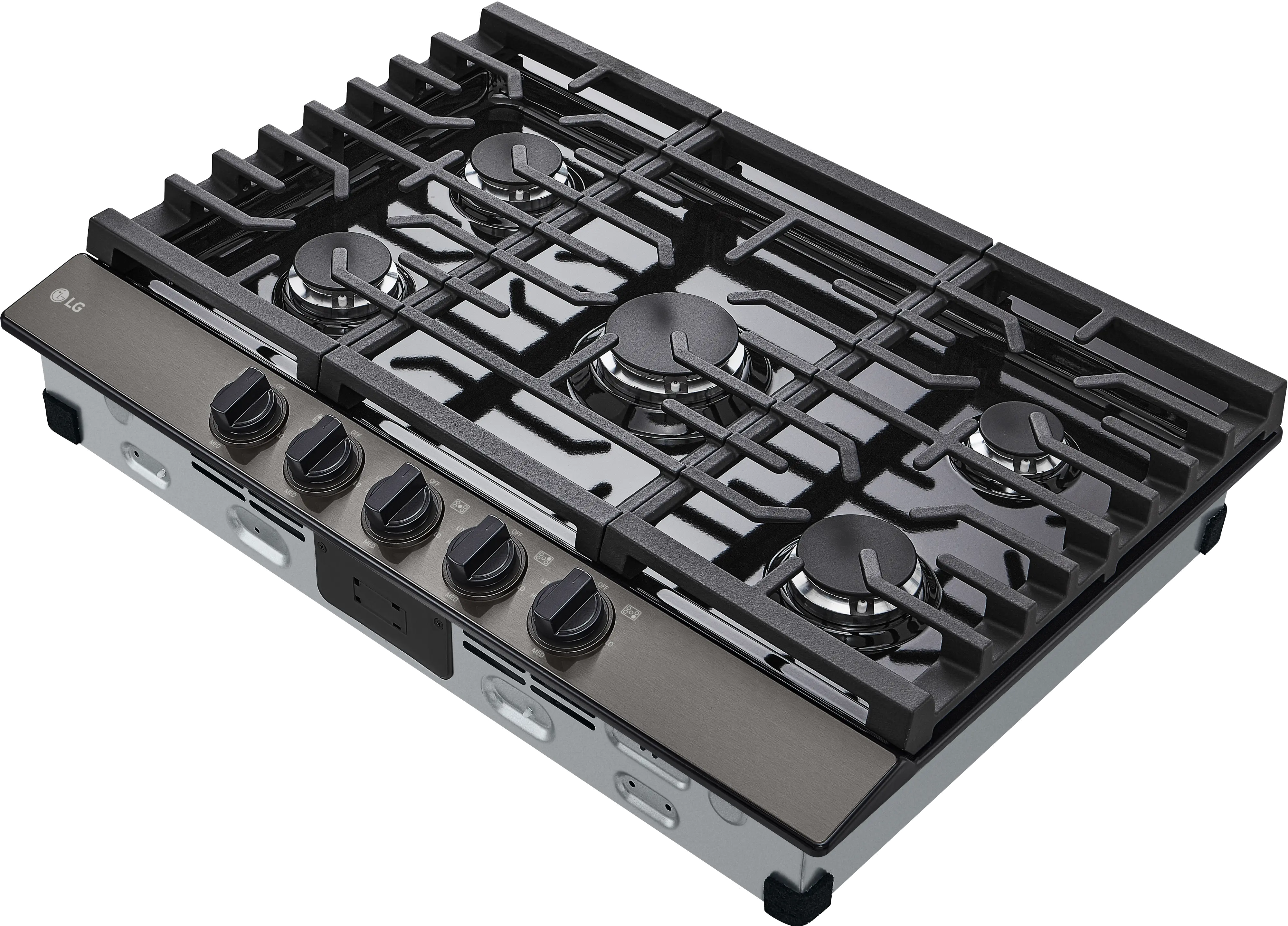 CBGJ3023D LG 30 Inch Gas Cooktop - Black Stainless Steel-7