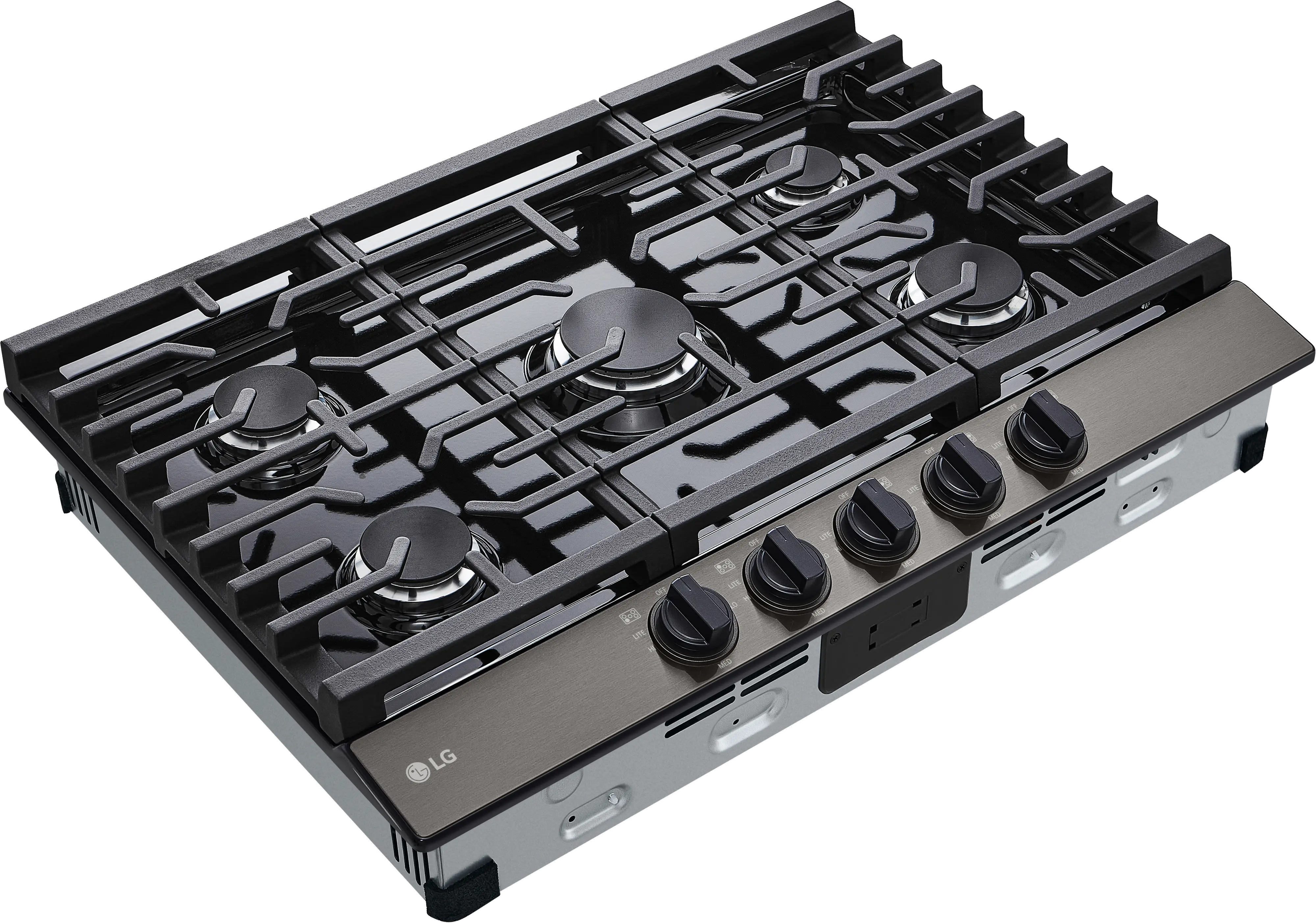 CBGJ3023D LG 30 Inch Gas Cooktop - Black Stainless Steel-8