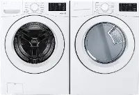 .LG-W/W-3470-ELE--PR LG Electric Washer and Dryer Set - White 3470W