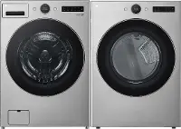 .LG-GRS-5500-ELE--PR LG Washer and Electric Dryer Set - Graphite Steel 5500