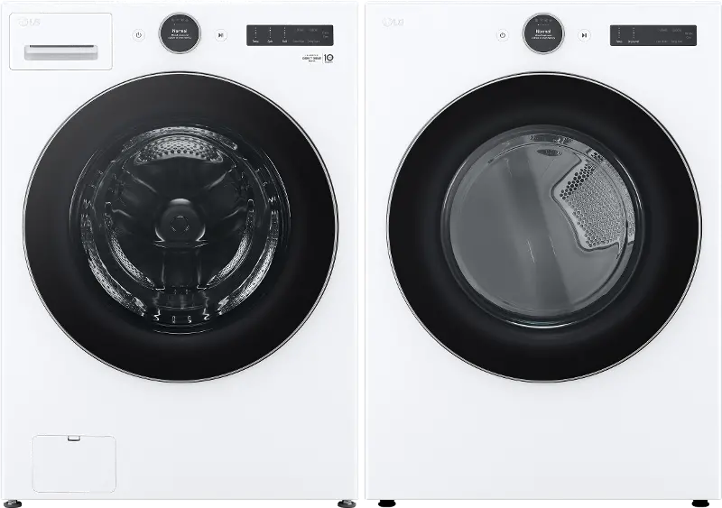 LG Washer and Gas Dryer Set - White 5500