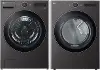 .LG-BST-6500-ELE--PR LG Washer and Electric Dryer Set - Black Steel 6500B