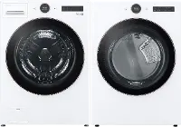 .LG-W/W-6500-ELE--PR LG Washer and Electric Dryer Set - White 6500W