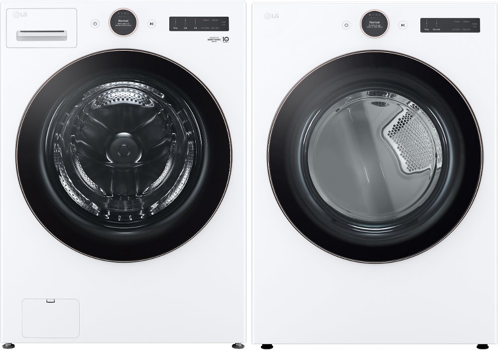 LG Washer and Gas Dryer Set - White 6500W
