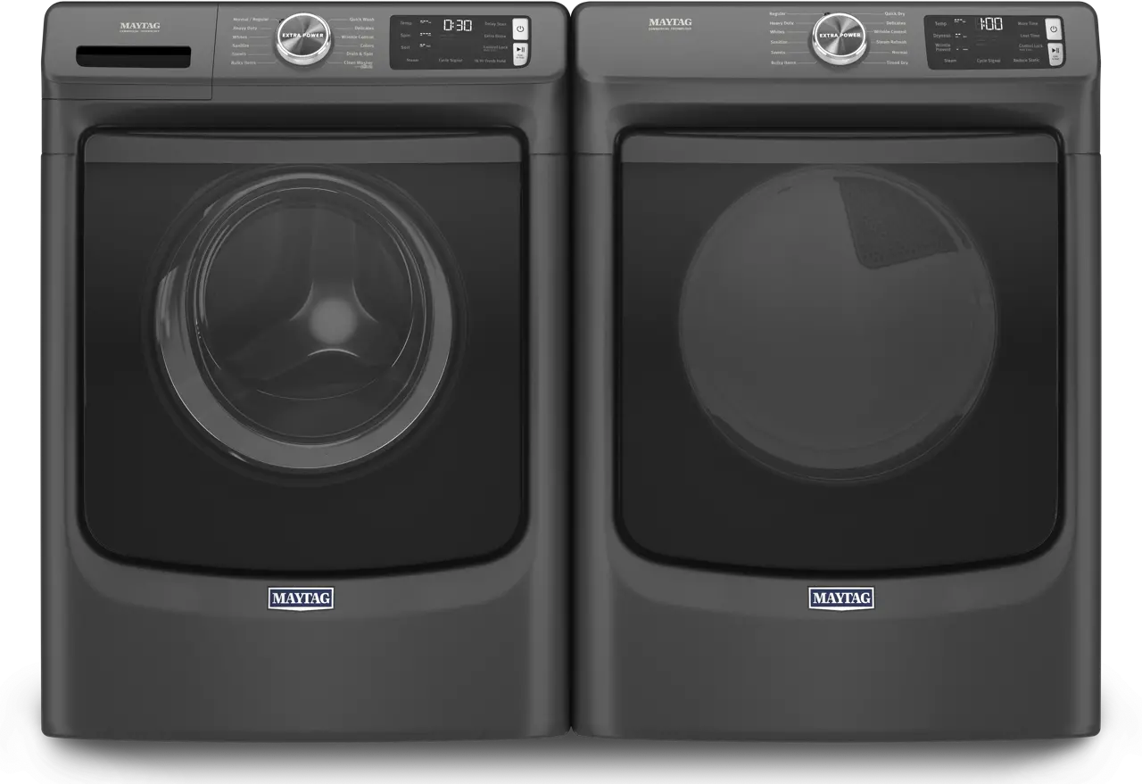 .MAT-B/B-6630-ELE-PR Maytag Electric Laundry Pair - Black 6630-1