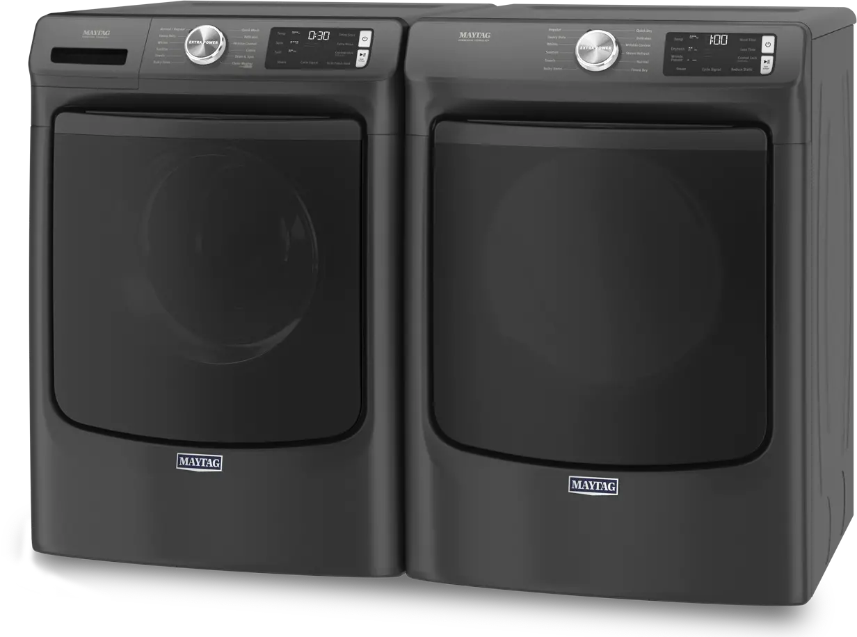 .MAT-B/B-6630-ELE-PR Maytag Electric Laundry Pair - Black 6630-2