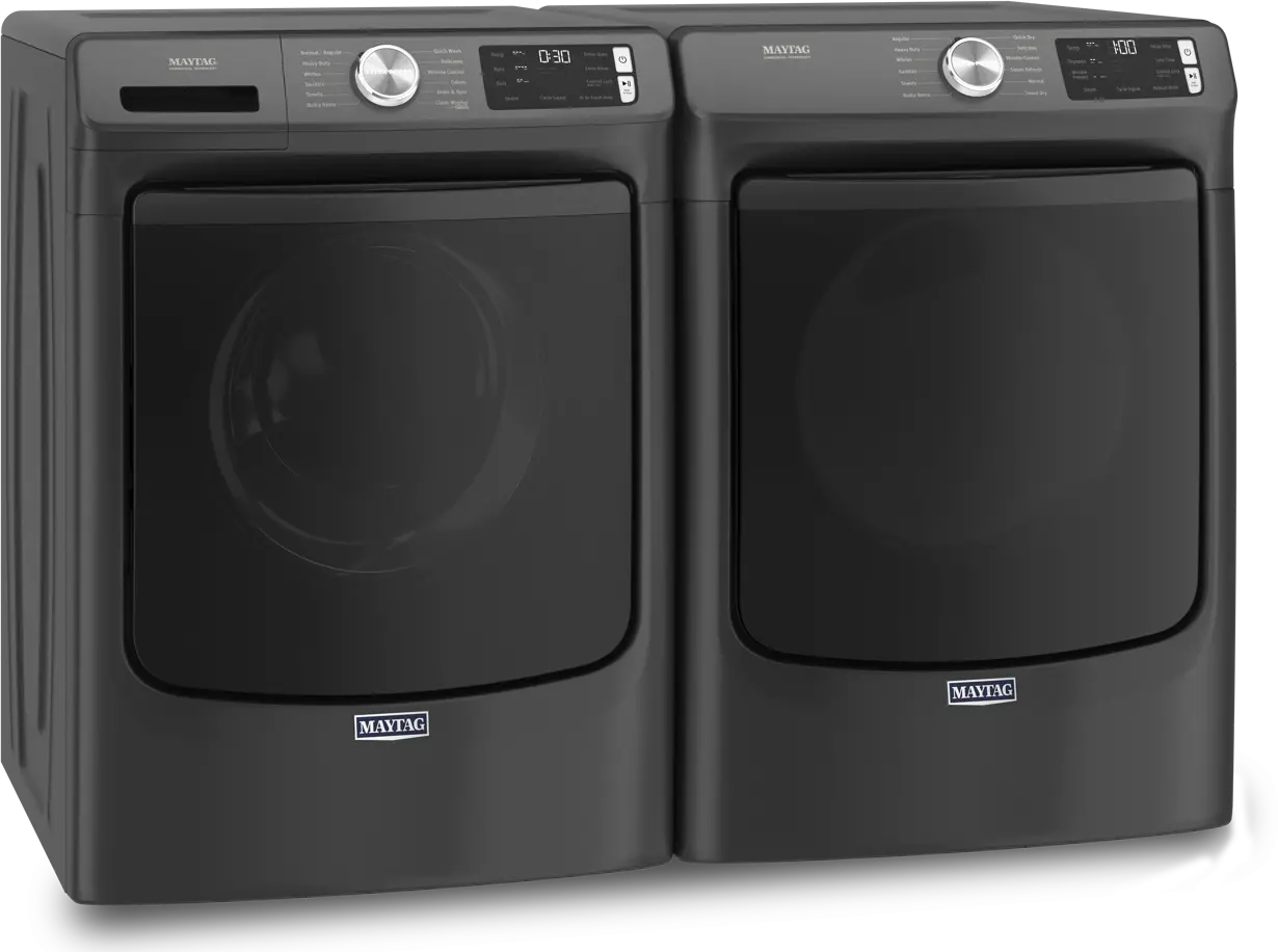 .MAT-B/B-6630-ELE-PR Maytag Electric Laundry Pair - Black 6630-3