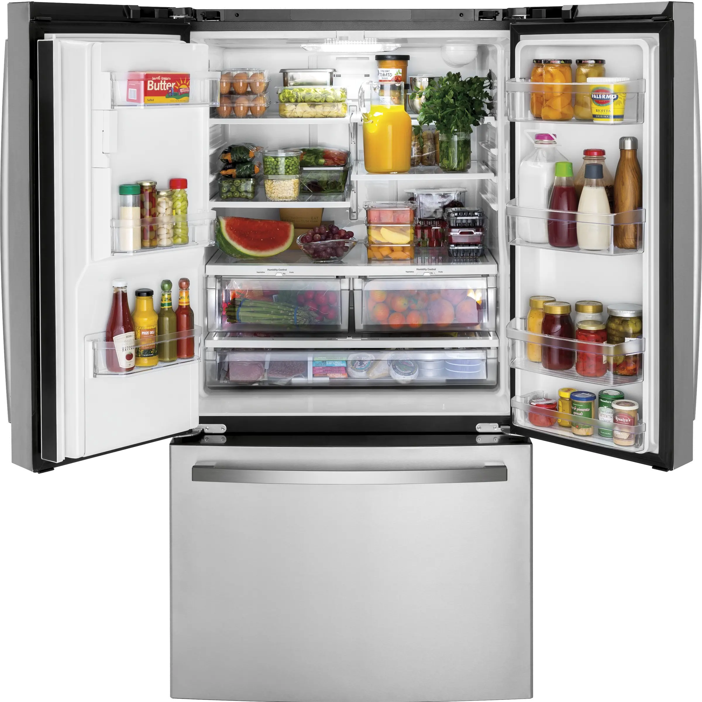 GFE26JYMFS-PROJECT GE 25.6 cu ft French Door Refrigerator - Stainless Steel-6