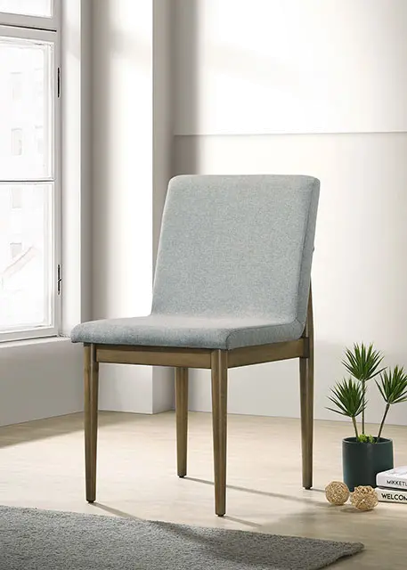 Sofie Brown and Gray Upholstered Dining Chair-1