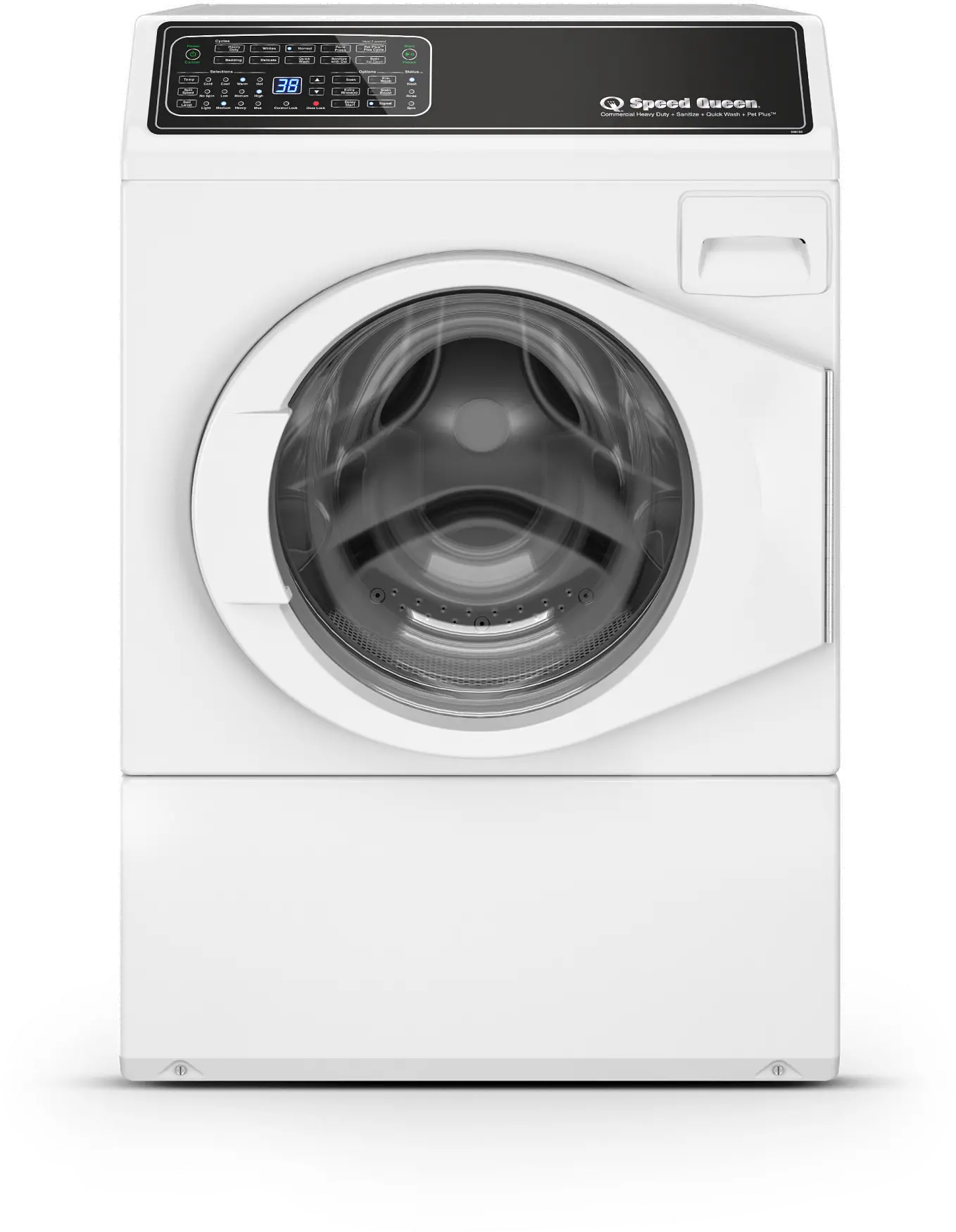 FF7010WN Speed Queen 3.19 Cu Ft Right Hinged Front Load Washer - White-1