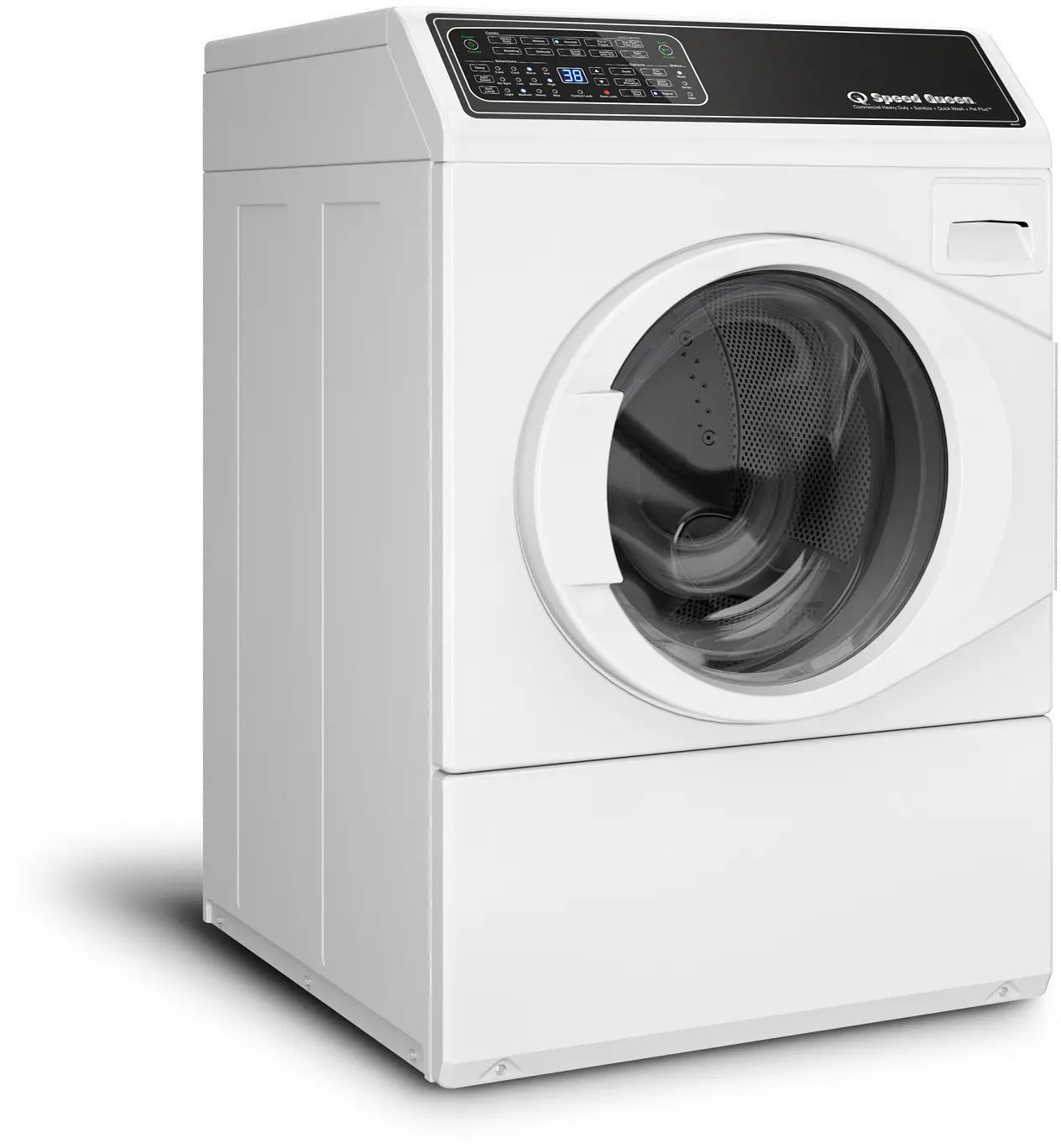 FF7010WN Speed Queen 3.19 Cu Ft Right Hinged Front Load Washer - White-4