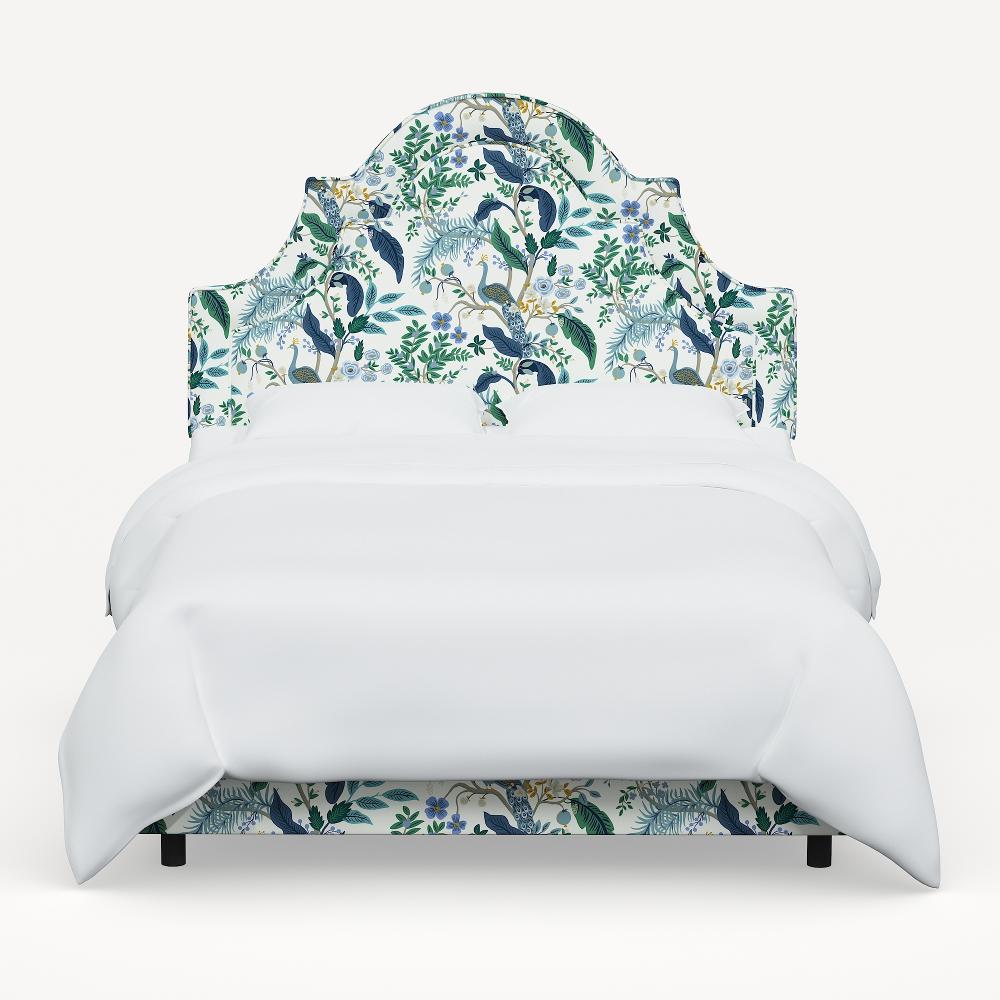 Rifle Paper Co. Marion Blue Peacock Full Bed