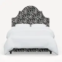 180BEDRPCCNBLCRMLCB Rifle Paper Co. Marion Canopy Black & Cream Twin Bed