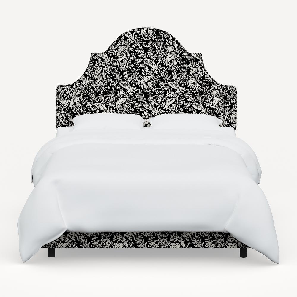 Rifle Paper Co. Marion Canopy Black & Cream Cal-King Bed