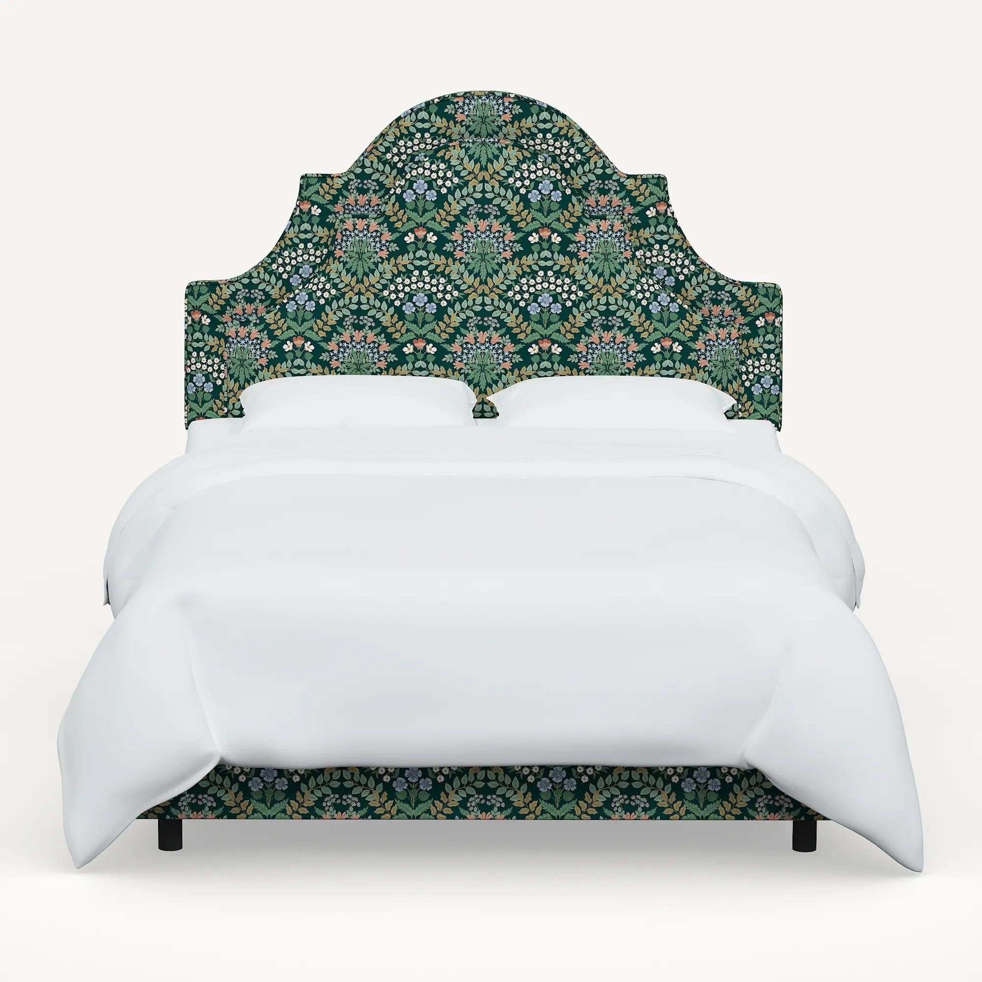 183BEDRPCBREMRLCB Rifle Paper Co. Marion Bramble Emerald King Bed-1