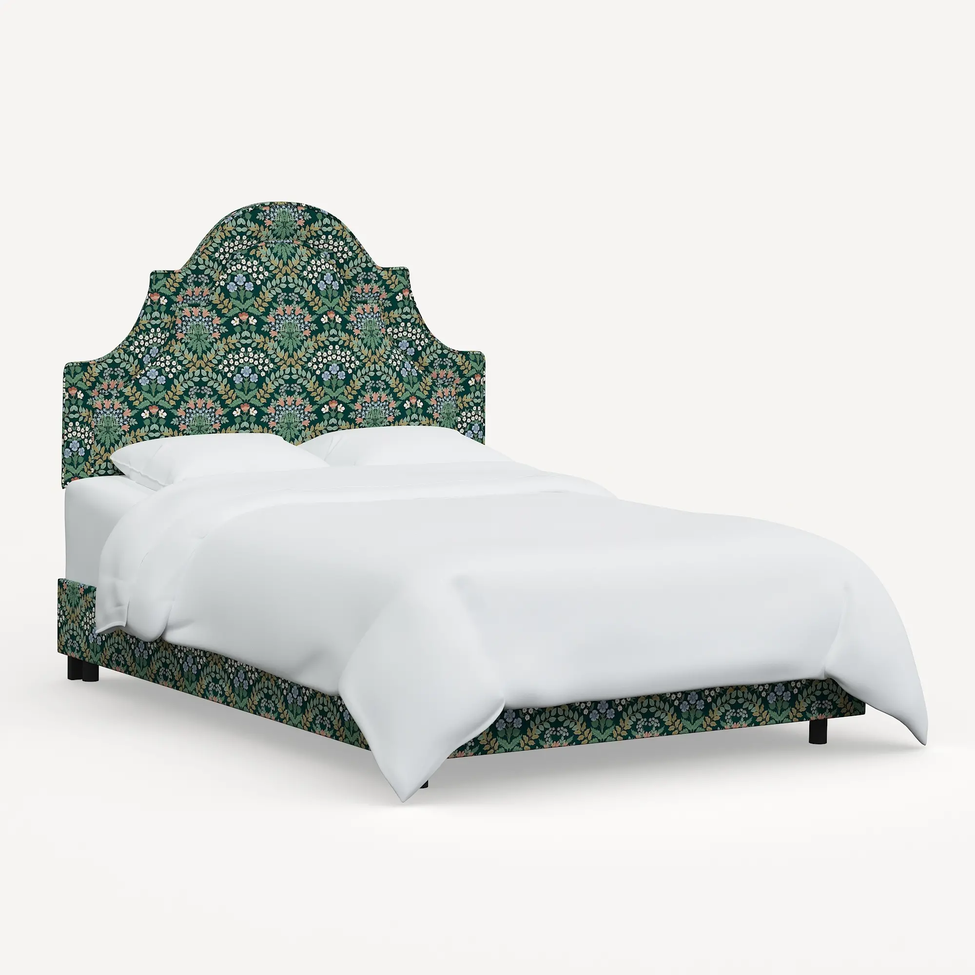 183BEDRPCBREMRLCB Rifle Paper Co. Marion Bramble Emerald King Bed-2
