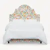 182BEDRPCMRMLTLCB Rifle Paper Co Marion Multi Color Floral Queen Bed