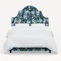 181BEDRPCGRPRBLULCB Rifle Paper Co Marion Garden Party Blue Full Bed