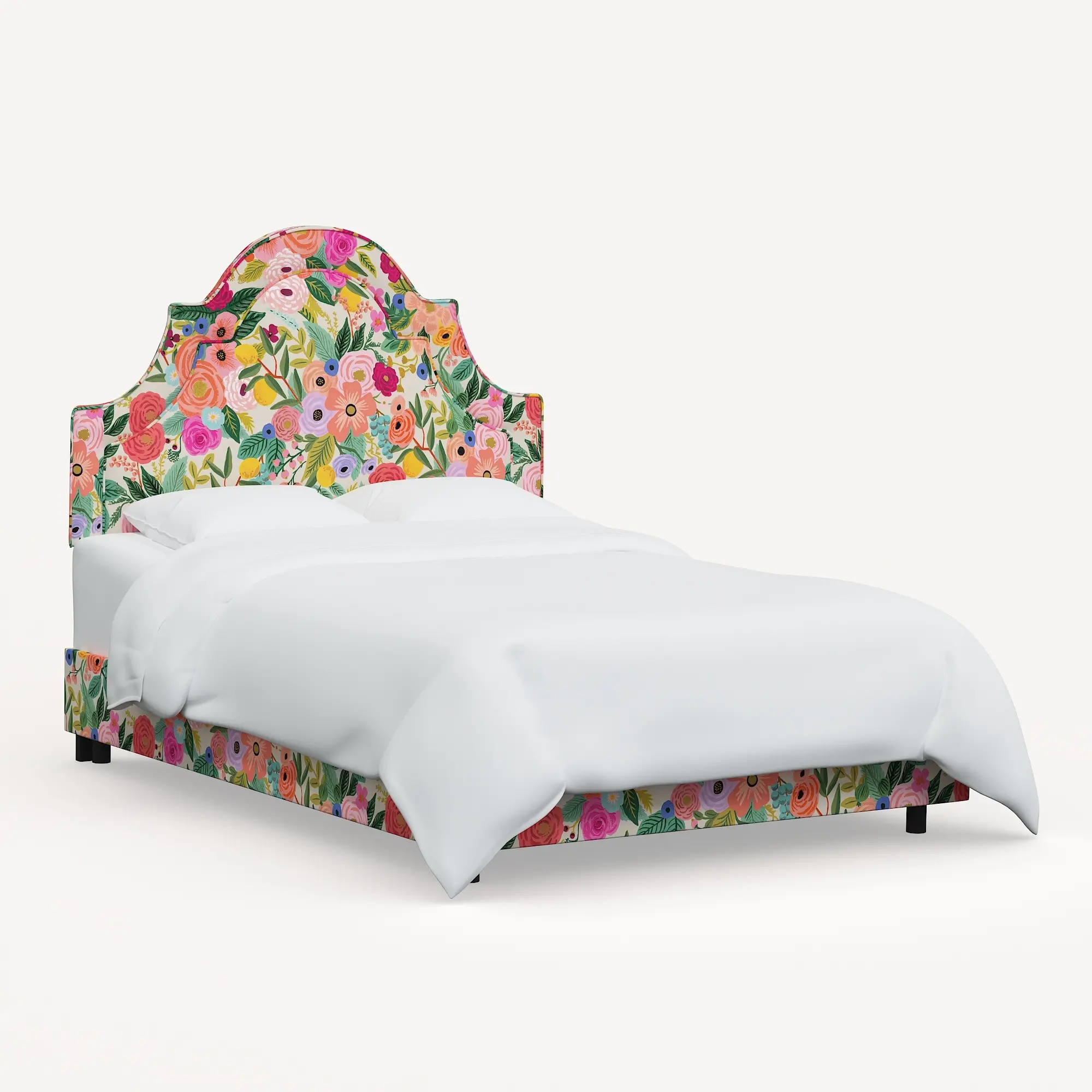 182BEDRPCGRPRTLCB Rifle Paper Co Marion Garden Party Pink Queen Bed-2