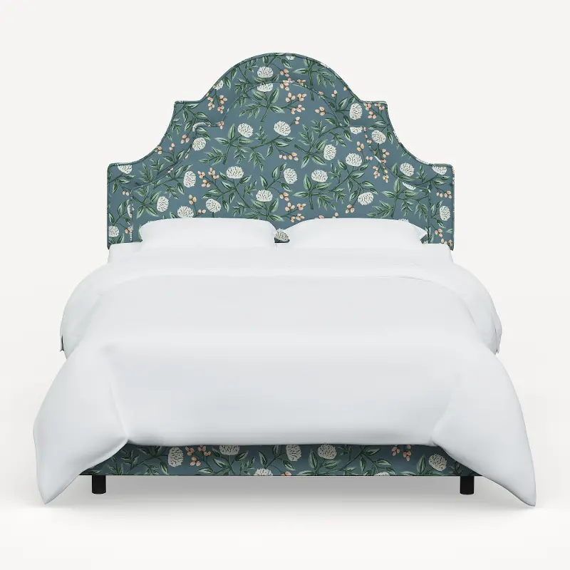 Rifle Paper Co Marion Emerald Peonies Full Bed