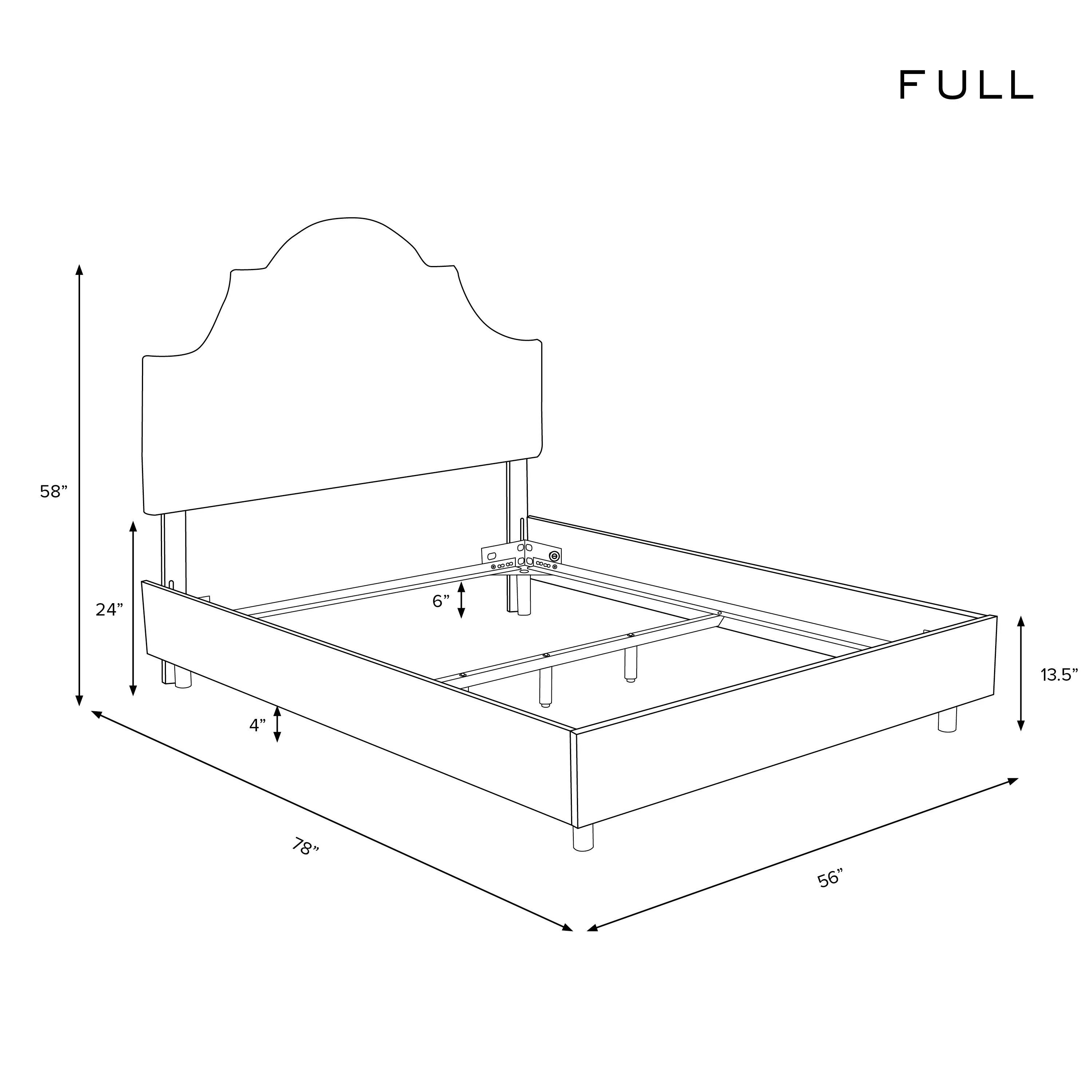 181BEDRPCPNEMRLCB Rifle Paper Co Marion Emerald Peonies Full Bed-4