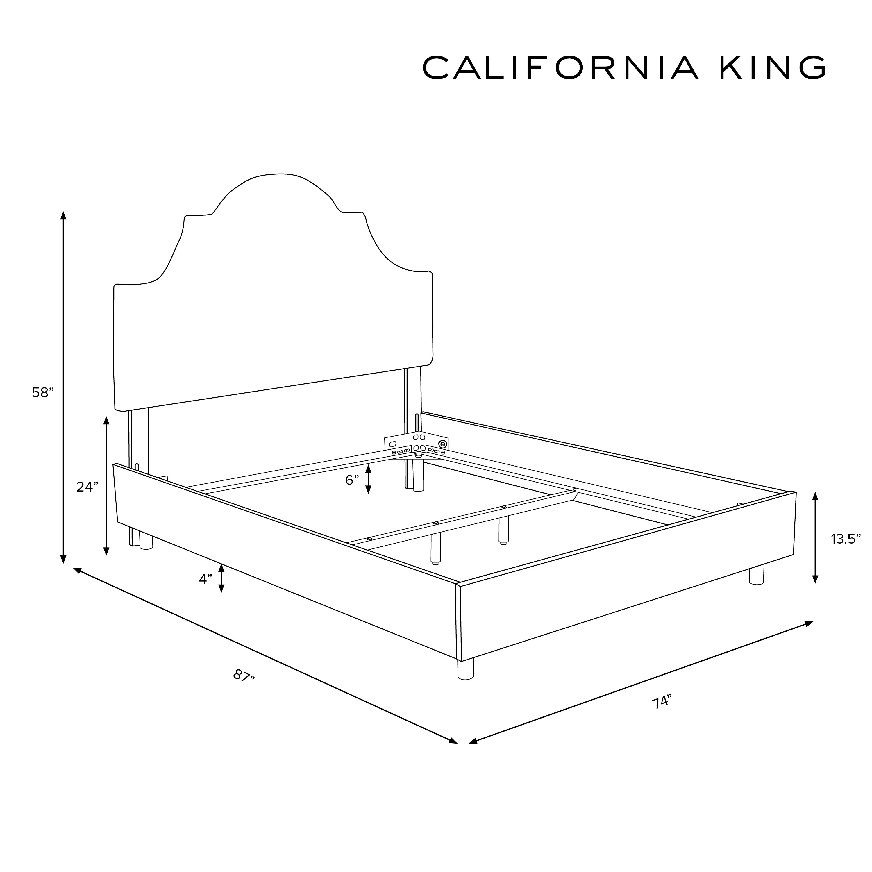 184BEDRPCPRBLSCRMLCB Rifle Paper Co Marion Primrose Blush & Cream Cal-King Bed-4
