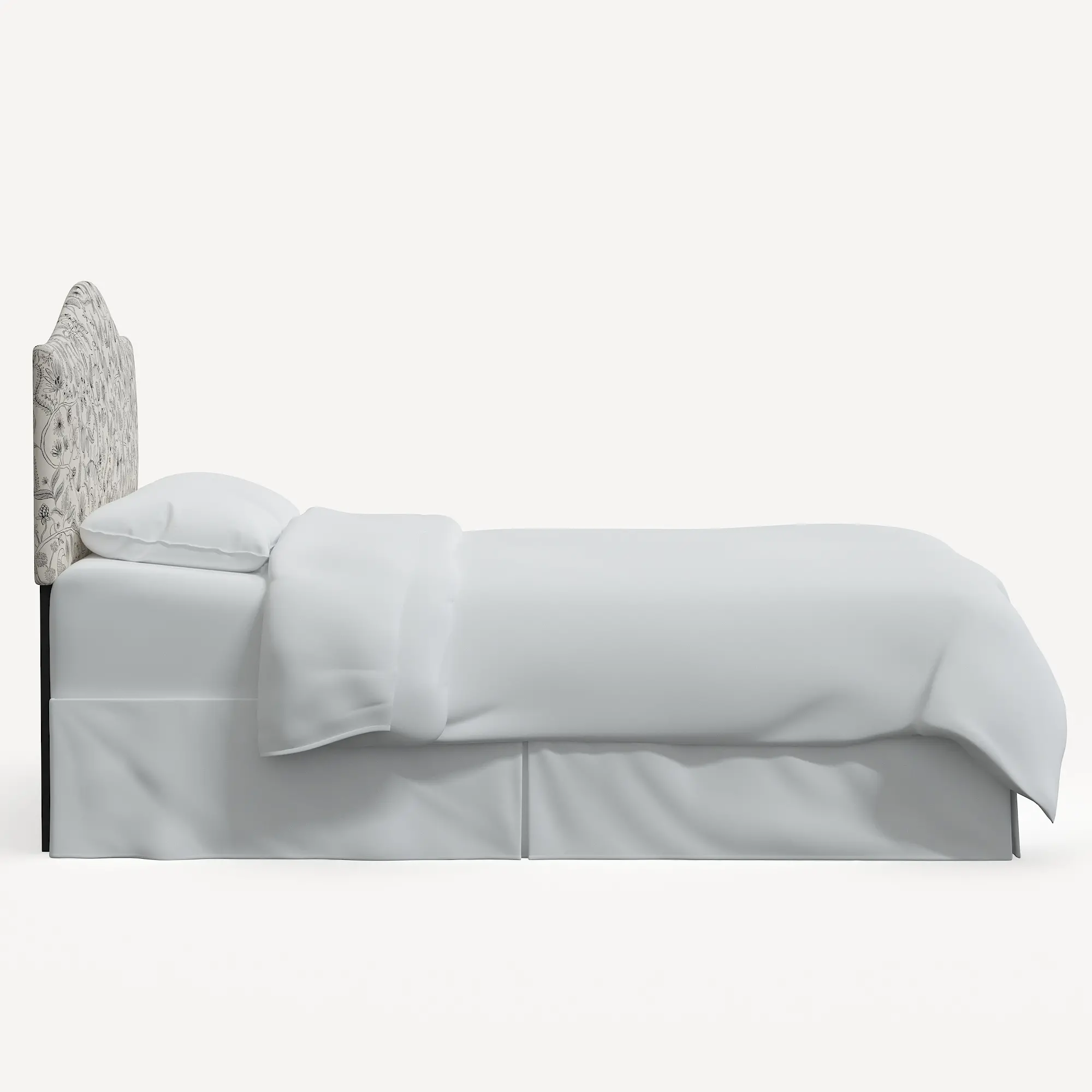 Rifle Paper Co Mayfair Aviary Cream & Black King Headboard
