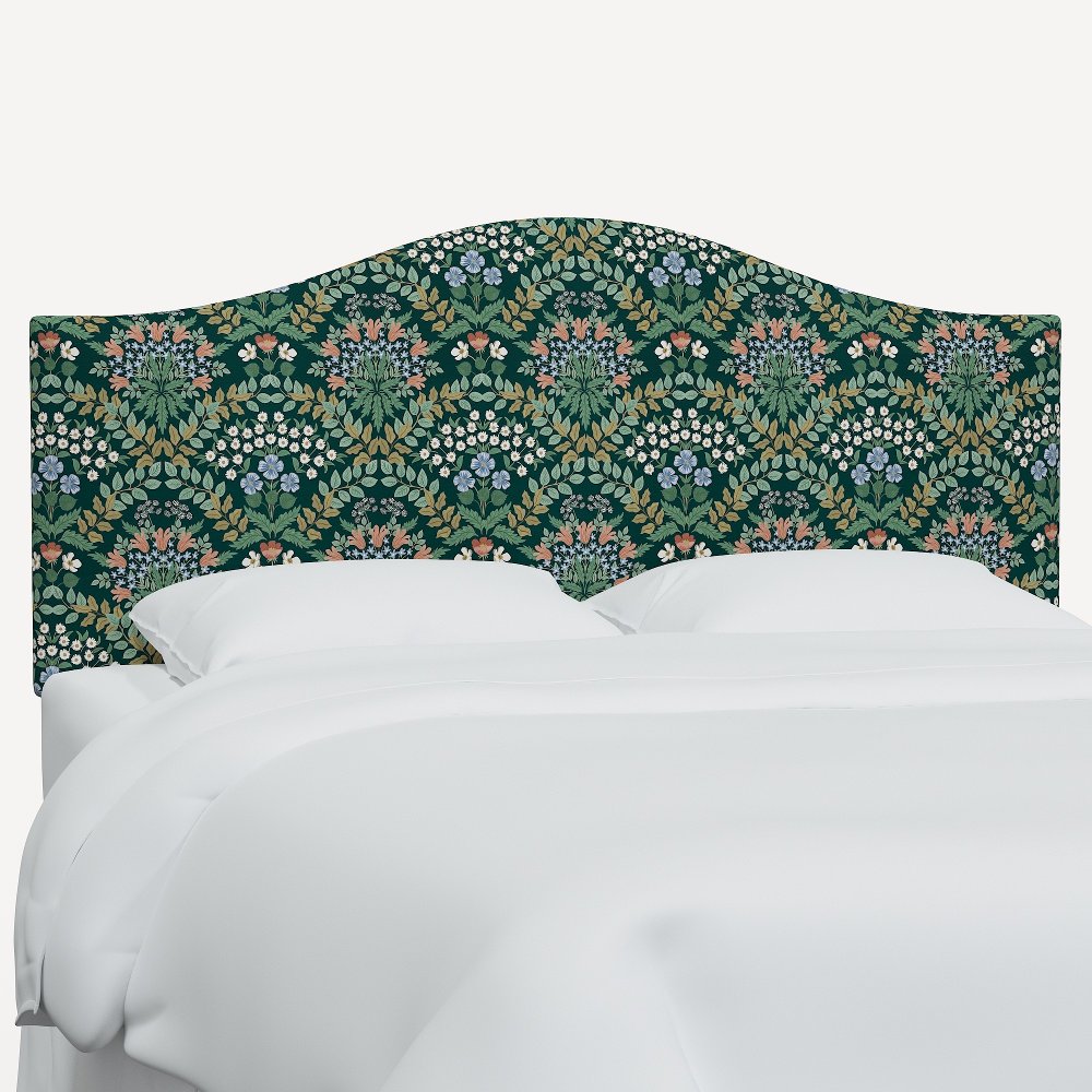 Rifle Paper Co Mayfair Bramble Emerald Twin Headboard