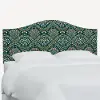 911FRPCBREMRLCB Rifle Paper Co Mayfair Bramble Emerald Full Headboard