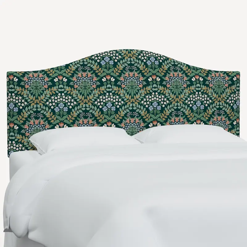 Rifle Paper Co Mayfair Bramble Emerald King Headboard
