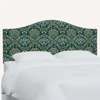 914CRPCBREMRLCB Rifle Paper Co Mayfair Bramble Emerald Cal-King Headboard