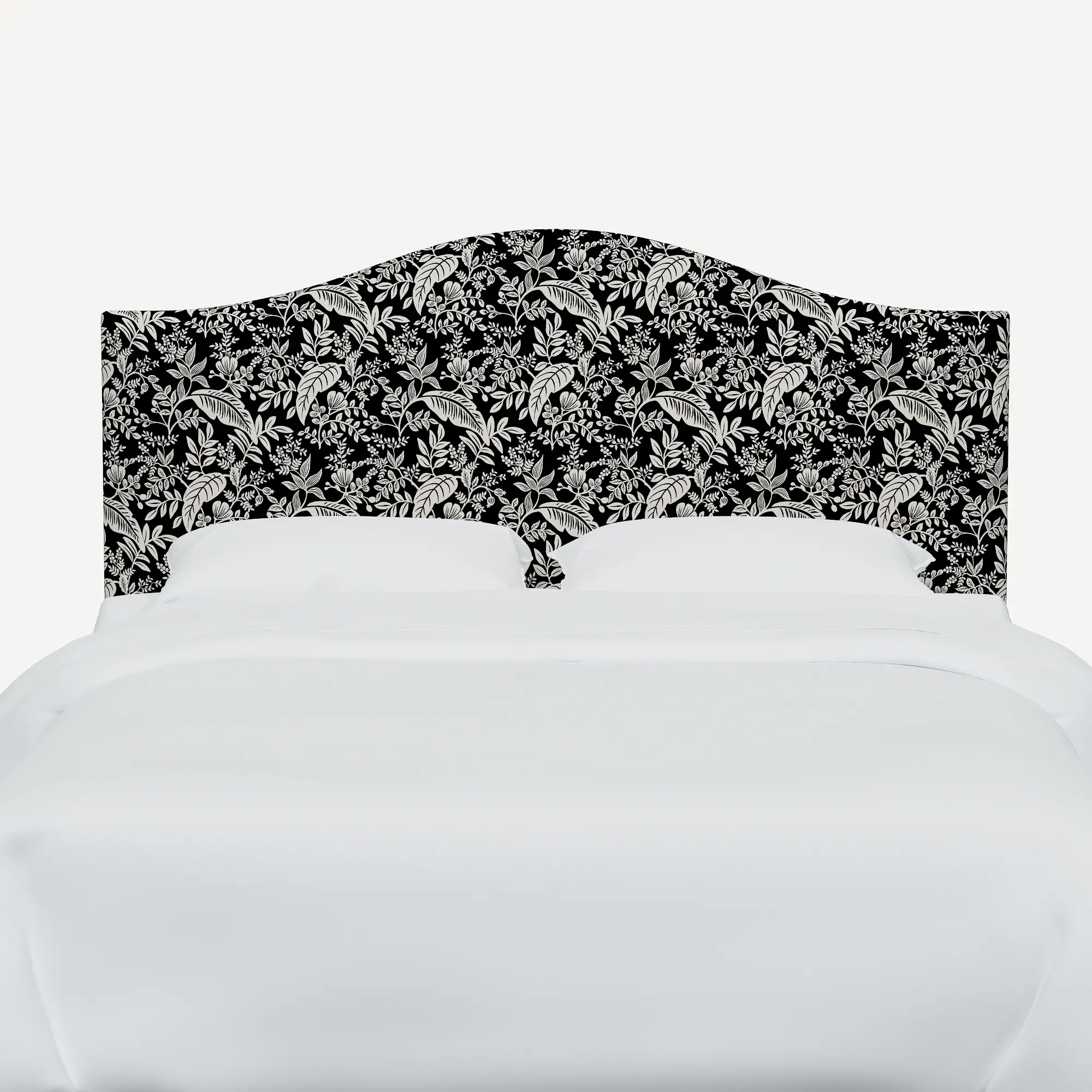910TRPCCNBLCRMLCB Rifle Paper Co Mayfair Canopy Black & Cream Twin Headboard-3