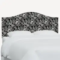 913KRPCCNBLCRMLCB Rifle Paper Co Mayfair Canopy Black & Cream King Headboard