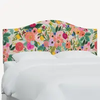 911FRPCGRPRTLCB Rifle Paper Co Mayfair Garden Party Pink Full fuHeadboard