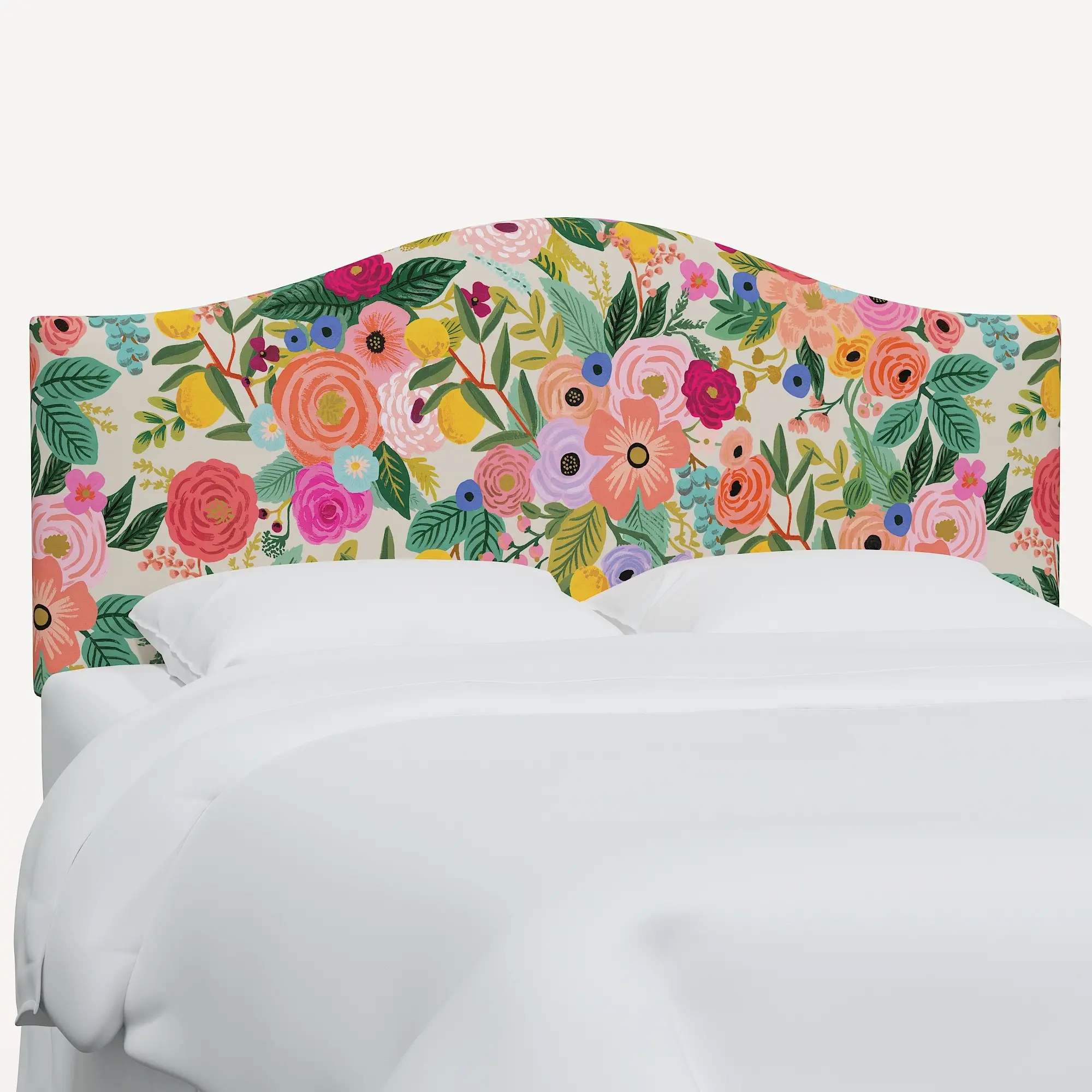 912QRPCGRPRTLCB Rifle Paper Co Mayfair Garden Party Pink Queenqueen Headboard-1