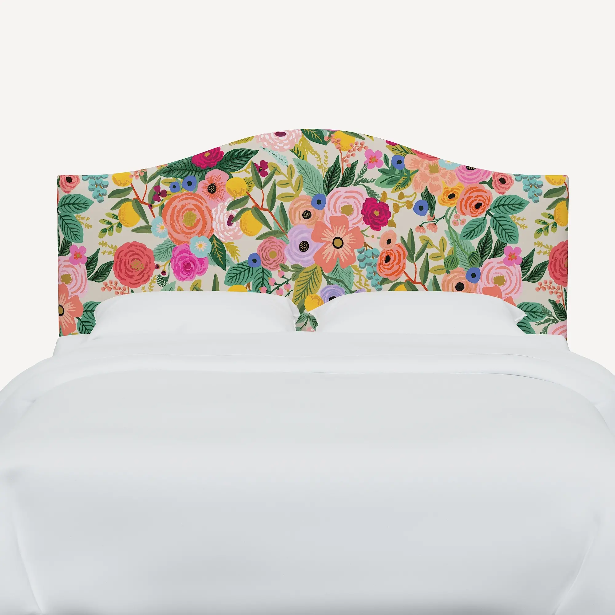 912QRPCGRPRTLCB Rifle Paper Co Mayfair Garden Party Pink Queenqueen Headboard-3