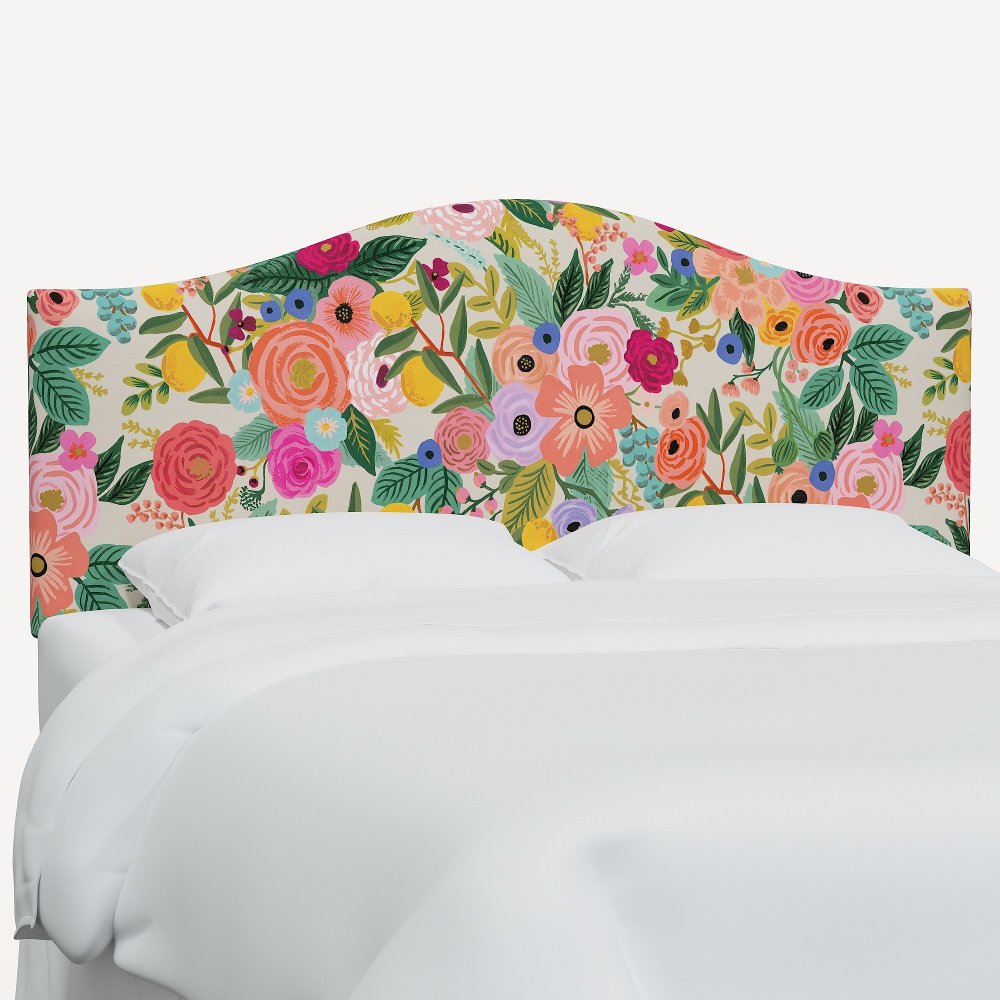 Rifle Paper Co Mayfair Garden Party Pink Cal-King Headboard