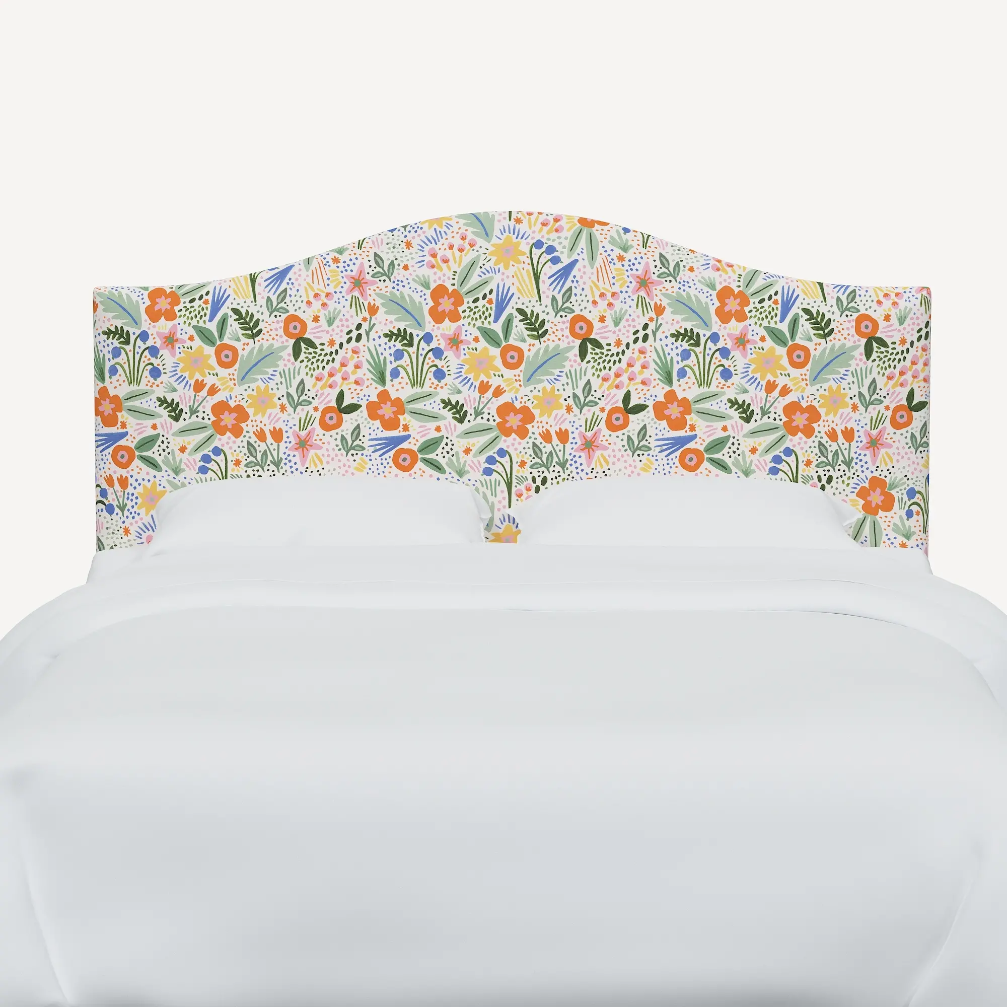 911FRPCMRMLTLCB Rifle Paper Co Mayfair Multicolor Floral Full Headboard-2