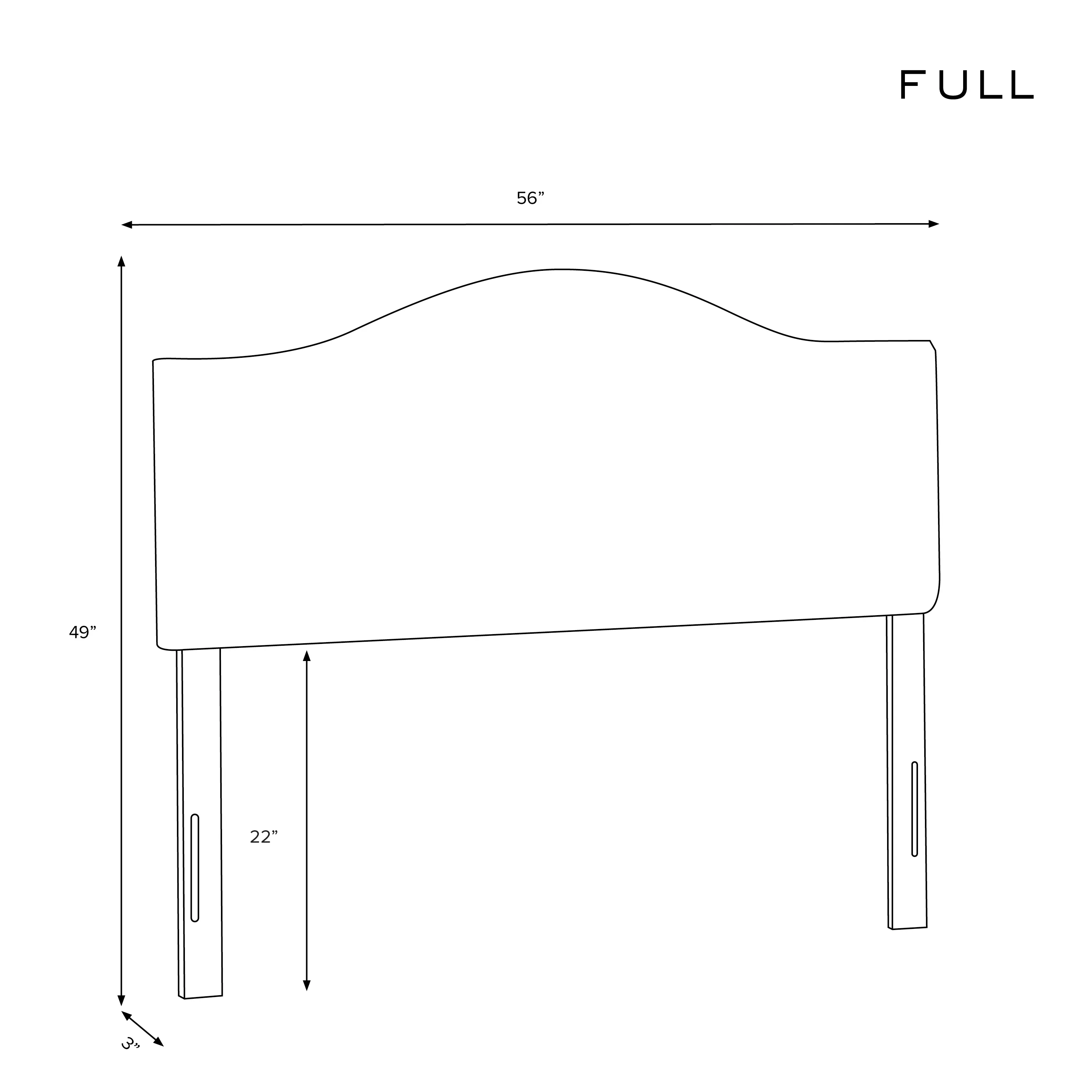 911FRPCMRMLTLCB Rifle Paper Co Mayfair Multicolor Floral Full Headboard-4